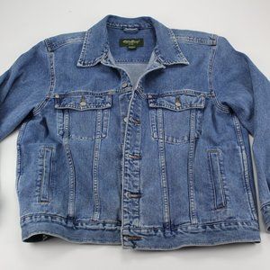Eddie Bauer Men's Vintage Denim Jean Jacket Sz L